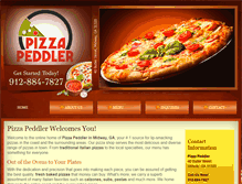 Tablet Screenshot of pizzapeddlerllc.com